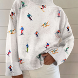 Wilma | Stickad polotröja