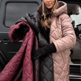 Bogna | Elegant quiltad dunjacka med huva