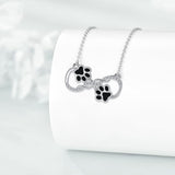 Oändlighetssymbol Halsband med Zirkonia - Hängande Design