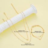 Elegant Minimalist Halsband och Armband Set