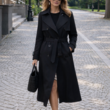 Marena | Elegant Trenchcoat I Tidlös Modell Med Bälte
