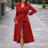 Marena | Elegant Trenchcoat I Tidlös Modell Med Bälte