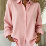 Tove | Elegant blus med knapplist