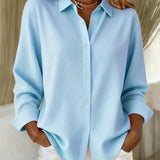 Tove | Elegant blus med knapplist