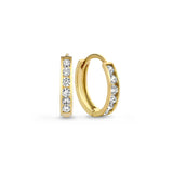 Chic Dara Brillane Gold Stone Earring Set