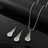 Retro Turquoise Stone Jewelry Collection