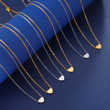Tidlös Initial Choker Halsband med Hjärta