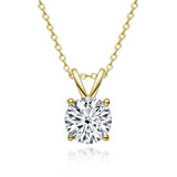 Exklusivt halsband i sterling silver med moissanit-diamanter