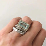 Tidlös Vintage Silverring med Turkossten