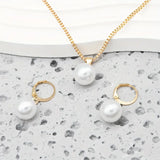 Chic Guldgrace Pearl Jewelry Set