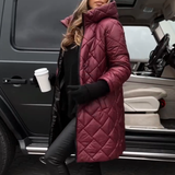Bogna | Elegant quiltad dunjacka med huva