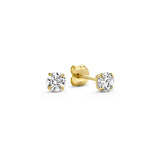 Chic Dara Brillane Gold Stone Earring Set