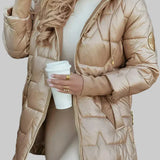 Amy | Elegant vinterrock med huva