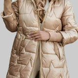 Amy | Elegant vinterrock med huva