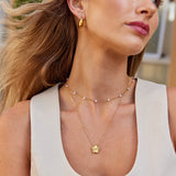 Perlbesatt Kedja Halsband