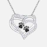 Hjärta Halsband med Zirkonia från Hundtass